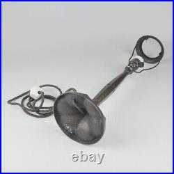 Lampe de Table Bronze Abat-Jour Art Déco Ancienne Lampe Nouveau