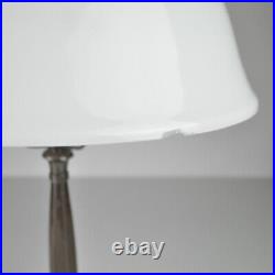 Lampe de Table Bronze Abat-Jour Art Déco Ancienne Lampe Nouveau