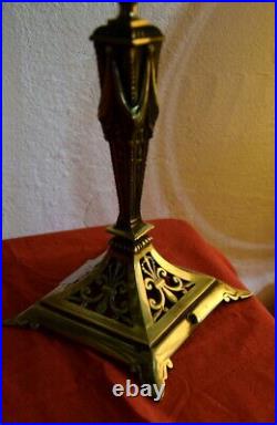 Lampe de bureau 1930 en bronze modèle rare