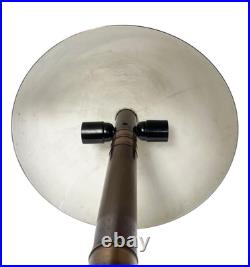 Lampe de bureau champignon 1930 Art Déco moderniste esprit Bauhaus laiton patiné