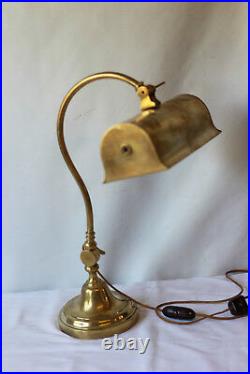 Lampe de bureau en laiton début XXième