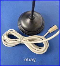 Lampe de bureau portative 1930 style industriel abat jour opaline, reglable