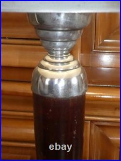 Lampe de bureau table Chromée Art Déco Vintage superbe fonctionne