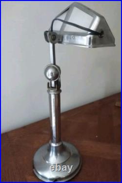 Lampe de bureau vintage. Art deco Pirouett Light Éclairage Lumière Old