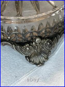 Lampe de chevet à poser en cristal taillé- art déco