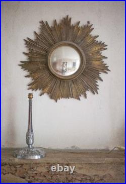 Lampe de table Art déco, lampe de salon, pied de lampe fleuri, déco