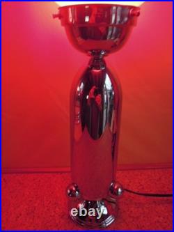 Lampe de table Chromée Art Déco Vintage