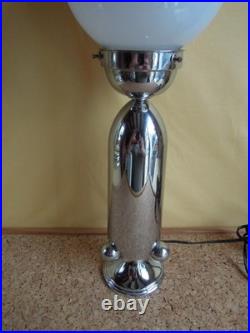 Lampe de table Chromée Art Déco Vintage