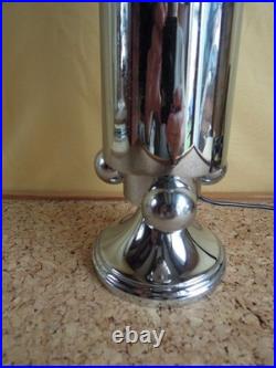 Lampe de table Chromée Art Déco Vintage