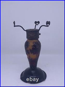 Lampe de table antique, art nouveau. Daum Nancy. Signature. France. Original