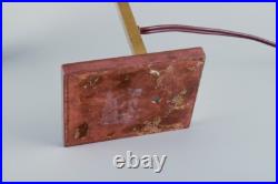 Lampe de table art déco dans un design élégant. Laiton. Base en cuivre. Appro