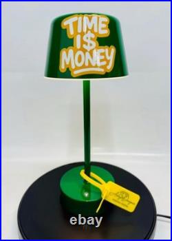 Lampe design N°10 Modèle unique 1/1 Rolex TIME IS MONEY Signé