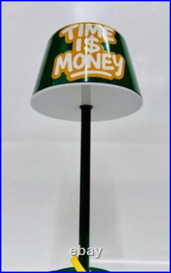 Lampe design N°10 Modèle unique 1/1 Rolex TIME IS MONEY Signé