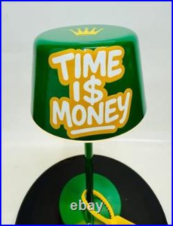 Lampe design N°10 Modèle unique 1/1 Rolex TIME IS MONEY Signé
