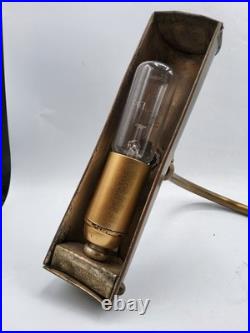Lampe orientable de piano ou notaire en laiton Art Déco début XXème