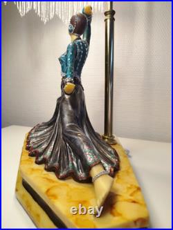 Lampe style art déco danseuse Clara inspiré de l'oeuvre de Demetre Chiparus