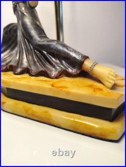 Lampe style art déco danseuse Clara inspiré de l'oeuvre de Demetre Chiparus