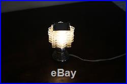 Lampe veilleuse style DESNY NAUNY Art deco vintage moderniste