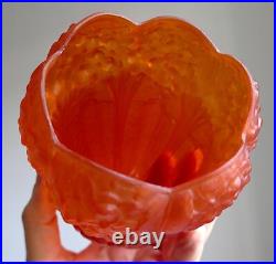 Lampe veilleuse tulipe Art Déco aux hortensias HETTIER-VINCENT & MULLER