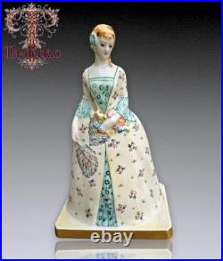 Limoges Grande Lampe Veilleuse Porcelaine Art Deco 1920 Lamp Perfume Porcelain