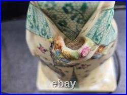 Limoges Grande Lampe Veilleuse Porcelaine Art Deco 1920 Lamp Perfume Porcelain