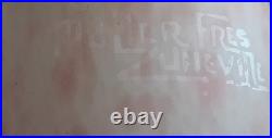 Lot De 3 Tulipes Muller Freres Luneville Verre Marmoreen Lustre Lampe Art Deco
