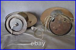 Lot Paire Lampes Champignon Art Déco Réflecteur Orientable Vintage