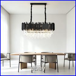 Lustre En Cristal Cristal K9 Ampoule E14 Pour Le Salon Design Moderne 80cm