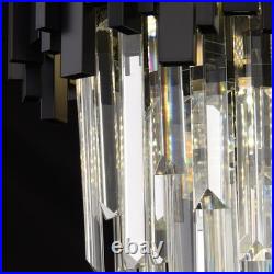 Lustre En Cristal Cristal K9 Ampoule E14 Pour Le Salon Design Moderne 80cm
