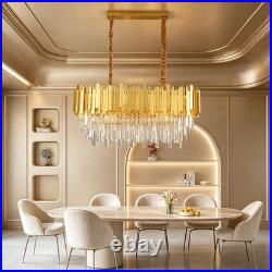 Lustre En Cristal Intensité Réglable Hauteur Réglable La Chambre Luxueux 80cm