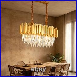 Lustre En Cristal Intensité Réglable Hauteur Réglable La Chambre Luxueux 80cm