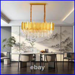 Lustre En Cristal Intensité Réglable Hauteur Réglable La Chambre Luxueux 80cm