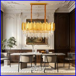 Lustre En Cristal Intensité Réglable Hauteur Réglable La Chambre Luxueux 80cm