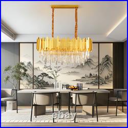 Lustre En Cristal Intensité Réglable Hauteur Réglable La Chambre Luxueux 80cm