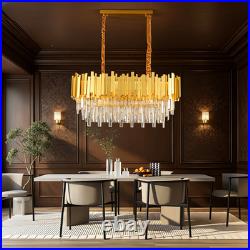Lustre En Cristal Intensité Réglable Hauteur Réglable La Chambre Luxueux 80cm