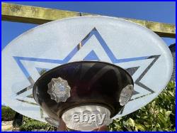 Lustre Plafonnier Ezan Adnet Lampe Art Deco Moderniste 1930 Chandelier Lamp