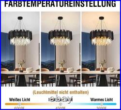 Luxe Lampe À Pendentif En Cristal Rond, LED Pour Salle À Manger, cuisine, salon