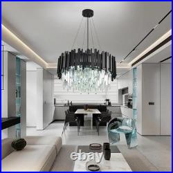 Luxe Lampe À Pendentif En Cristal Rond, LED Pour Salle À Manger, cuisine, salon