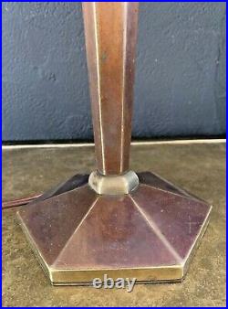 MORAND PARIS lampe Art Déco moderniste en bronze à 2 patines-adnet-perzel-genet