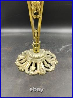MULLER FRERES? ART DECO Lampe double BRONZE 1925/30