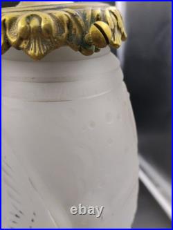 MULLER FRERES? ART DECO Lampe double BRONZE 1925/30
