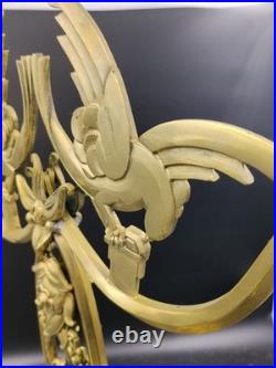 MULLER FRERES? ART DECO Lampe double BRONZE 1925/30