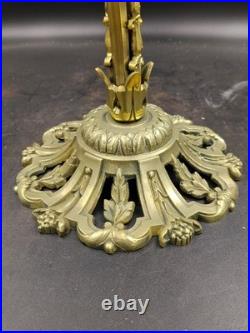MULLER FRERES? ART DECO Lampe double BRONZE 1925/30