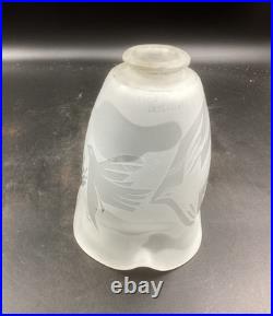 MULLER FRERES Lampe ART DÉCO Fer forgé et TULIPES 1920