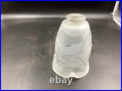 MULLER FRERES Lampe ART DÉCO Fer forgé et TULIPES 1920