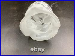 MULLER FRERES Lampe ART DÉCO Fer forgé et TULIPES 1920