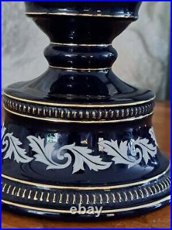 Magnifique Lampe Vintage Porcelaine 3 Bras De Lumière RARE