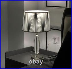 Modern Table Lamp Bedside Night Light Luxury Home Bedroom Decor LED