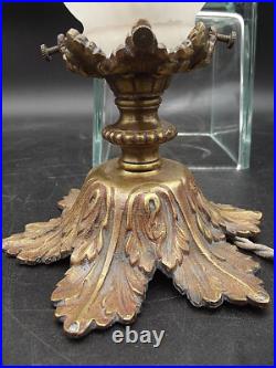 Muller Fres Luneville Beau Petit Plafonnier Ou Lampe De Table En Bronze