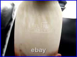 Muller Fres Luneville Beau Petit Plafonnier Ou Lampe De Table En Bronze